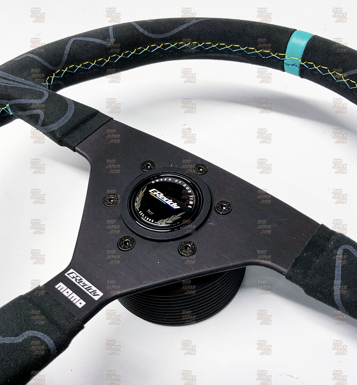 Trust Greddy X Momo Collaboration Steering Wheel - Suede Type